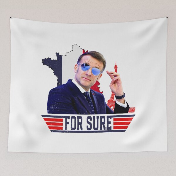 Item preview, Emmanuel Macron for sure designed and sold by MackenzieBin.