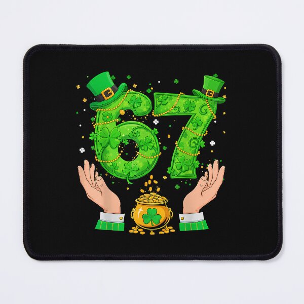 Item preview, 67 Six Seven Funny 6 7 Meme St Patricks Day Leprechaun Boys designed and sold by Dear-Blue.