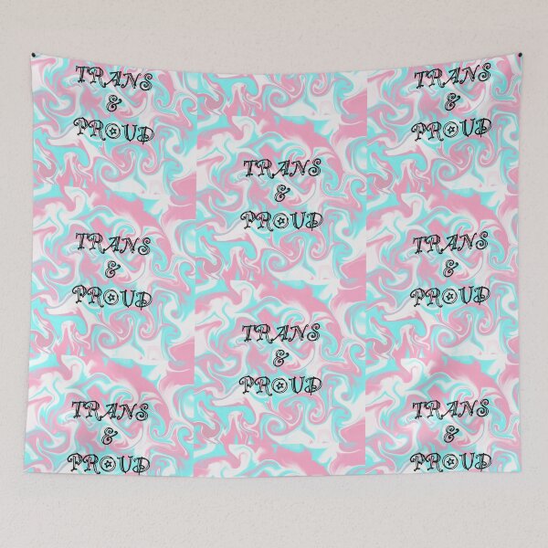 Item preview, Trans and Proud (Trans Pride) designed and sold by artist-wanna-be.