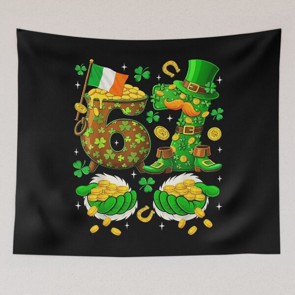 Item preview, Six Seven Meme 67 St Patricks Day Shamrock Men Women Kids designed and sold by Dear-Blue.