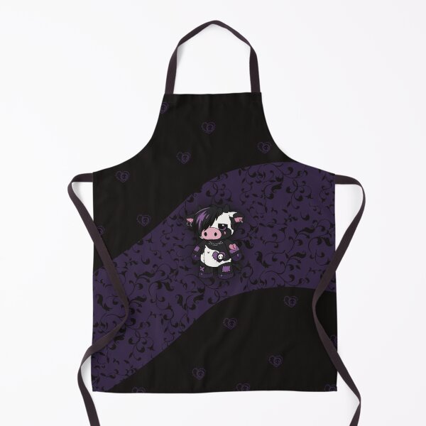 Item preview, Plush Cow Patched Up Purple Emo with Patterns designed and sold by CowlyCryptik.