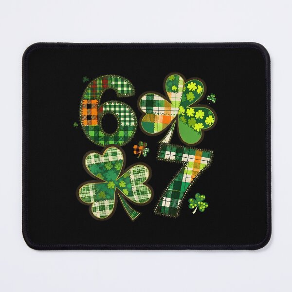 Item preview, 67 Meme Shamrock Patchwork St Patricks Day Gen Alpha Slang designed and sold by Dear-Blue.