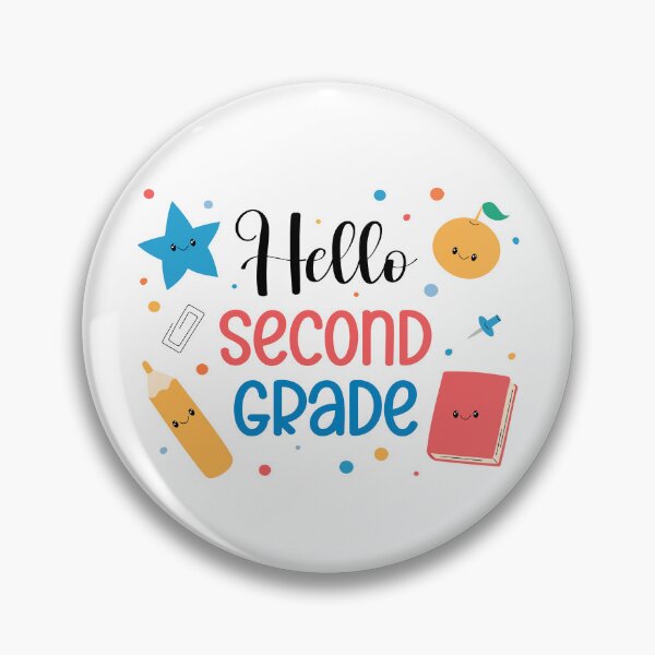 Item preview, Hello Second Grade. Welcome Back to School. Cute Print for 2nd Graders Elementary School designed and sold by AnnaShalygina.