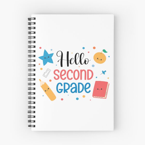 Item preview, Hello Second Grade. Welcome Back to School. Cute Print for 2nd Graders Elementary School designed and sold by AnnaVioletStore.