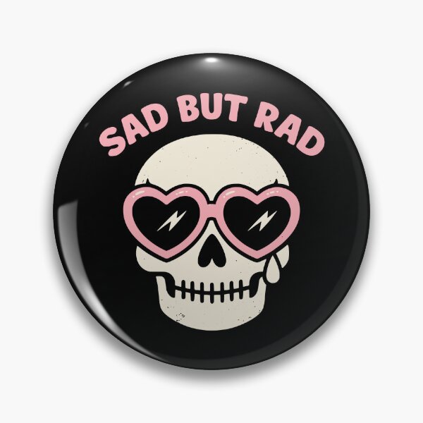 Item preview, SAD BUT RAD SKULL designed and sold by evokerys.
