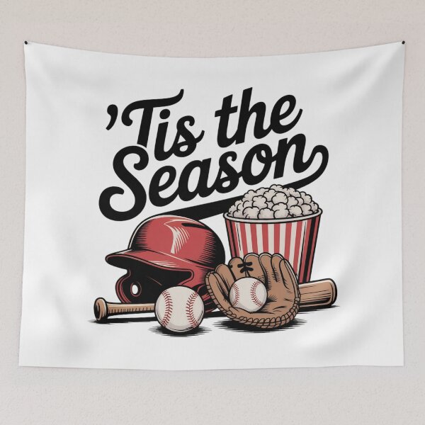 Item preview, 'Tis The Season for Baseball designed and sold by Comforts of Home, LLC.
