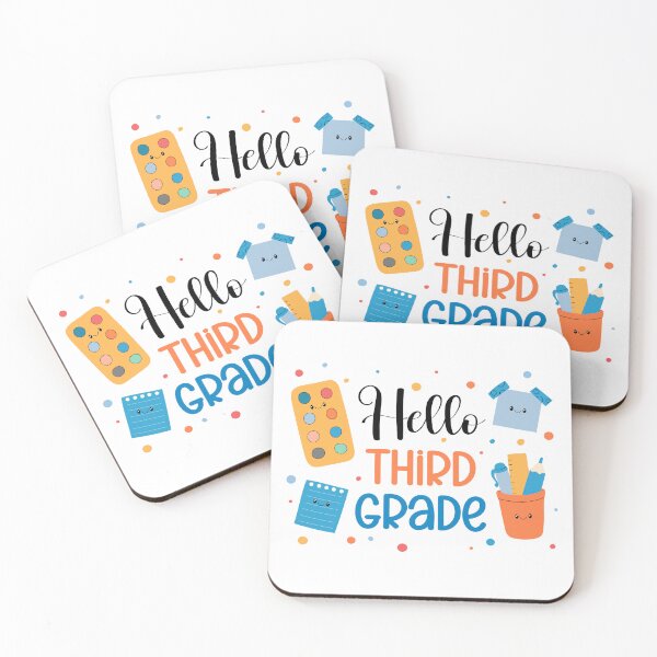 Item preview, Hello Third Grade. Welcome Back to School. Cute Print for 3rd Graders Elementary School designed and sold by AnnaShalygina.