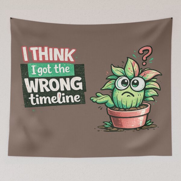 Item preview, Wrong Timeline Plant Mood designed and sold by Aurelux_24.