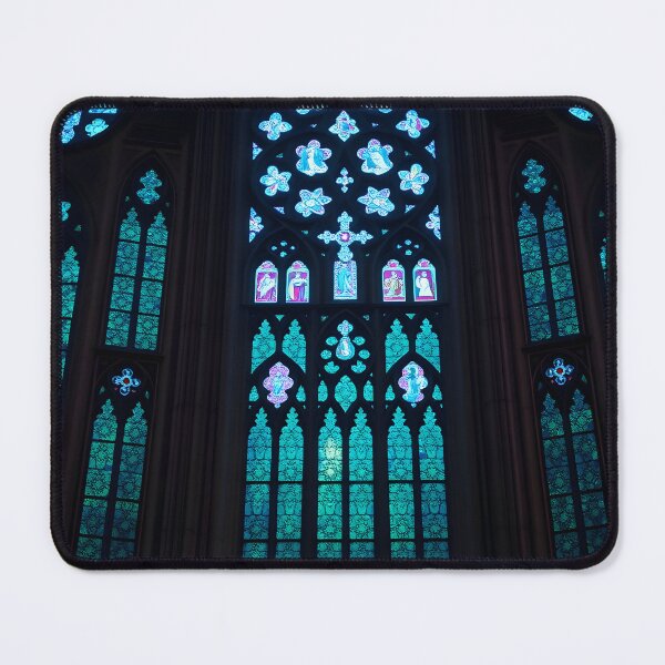 Item preview, Teal Stained Glass designed and sold by Sachie's Studio.