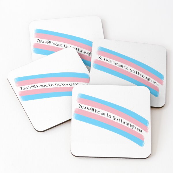 Item preview, Trans Flag Protest designed and sold by TheQueerFear.