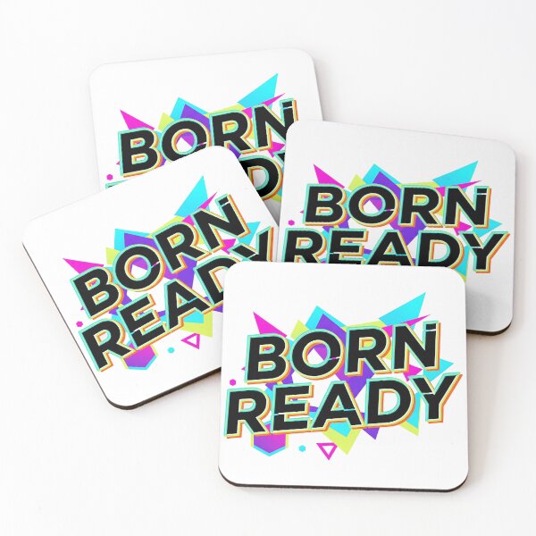 Item preview, Born Ready Motivational T-Shirt – Empowering Typography Design designed and sold by Muzgle.