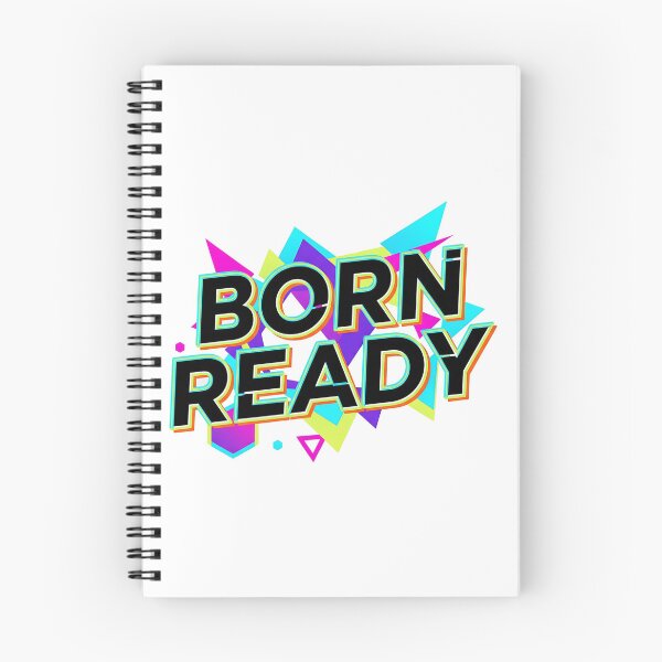 Item preview, Born Ready Motivational T-Shirt – Empowering Typography Design designed and sold by Muzgle.