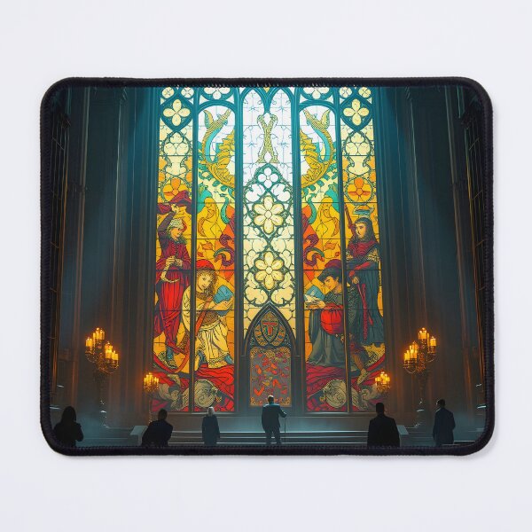 Item preview, Arched Stained Glass Fantasy designed and sold by Sachie's Studio.