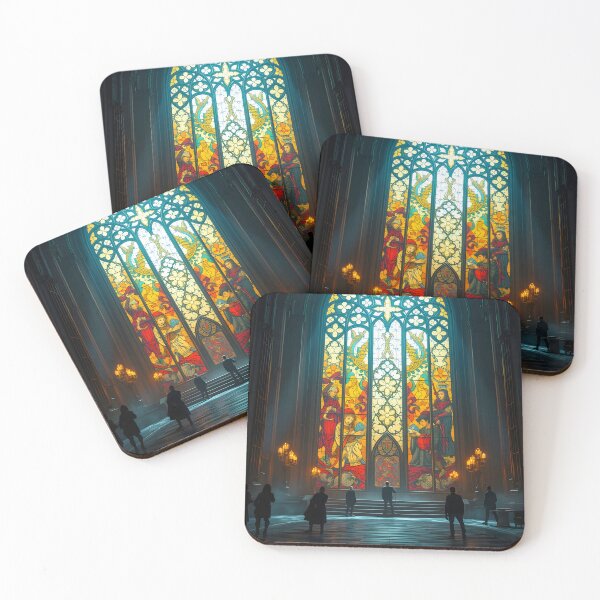Item preview, Arched Stained Glass Fantasy designed and sold by Sachie's Studio.