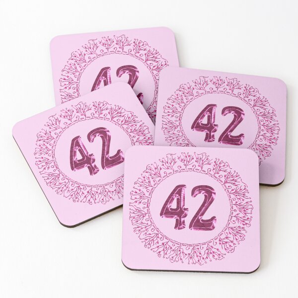 Item preview, Number 42 in Pink, Wavy, Hand-drawn Mandala Ring designed and sold by Myriel-Myriel.
