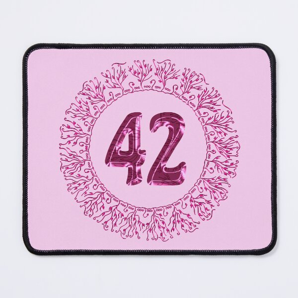 Item preview, Number 42 in Pink, Wavy, Hand-drawn Mandala Ring designed and sold by Myriel-Myriel.