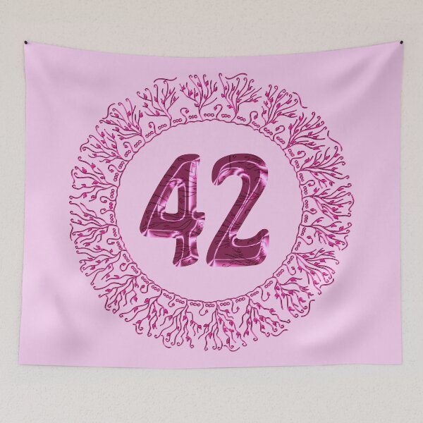 Item preview, Number 42 in Pink, Wavy, Hand-drawn Mandala Ring designed and sold by Myriel-Myriel.