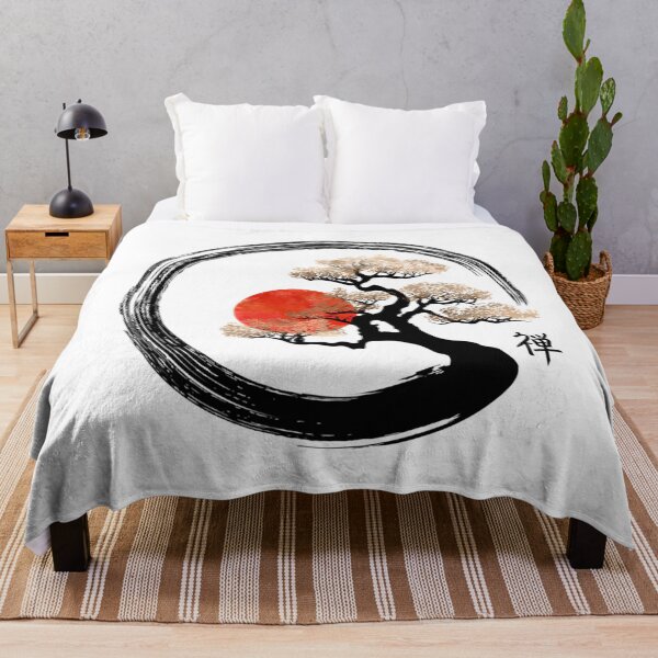 Item preview, Enso Circle And Bonsai Tree On Canvas designed and sold by MichelleParis45.