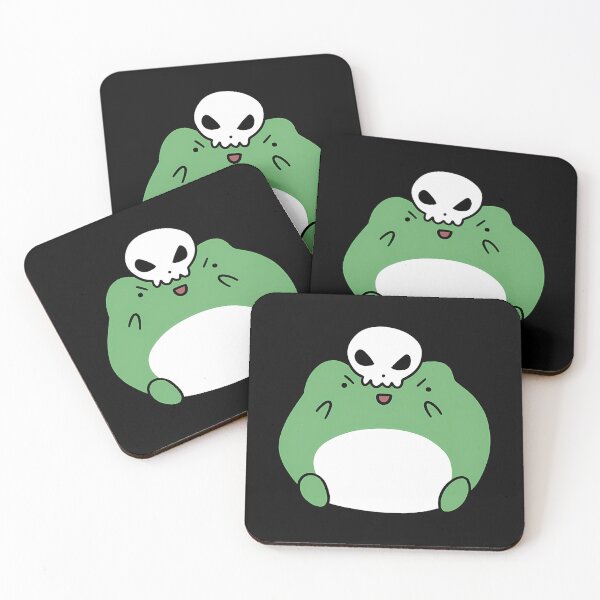 Item preview, Cute Frog With Skull Face Paint designed and sold by liuiawgpn47.