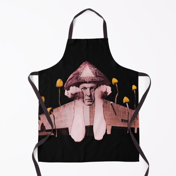 Item preview,  Aleister Crowley Collage Mushrooms designed and sold by ChantalMaillard.