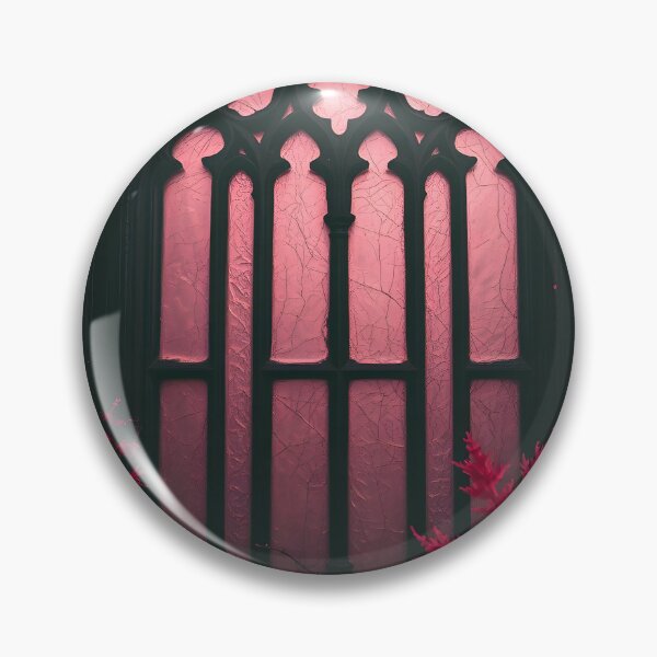Item preview, Pink Gothic Stained Glass designed and sold by Sachie's Studio.