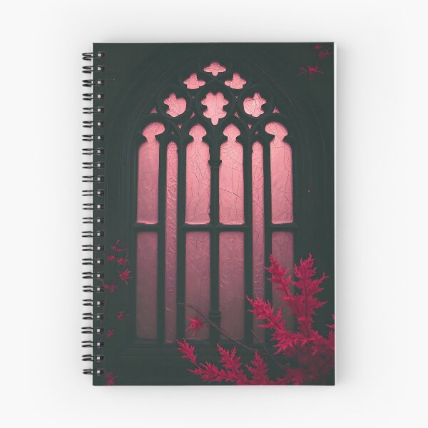 Item preview, Pink Gothic Stained Glass designed and sold by Sachie's Studio.