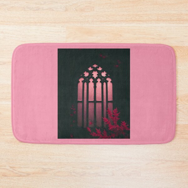 Item preview, Pink Gothic Stained Glass designed and sold by Sachie's Studio.