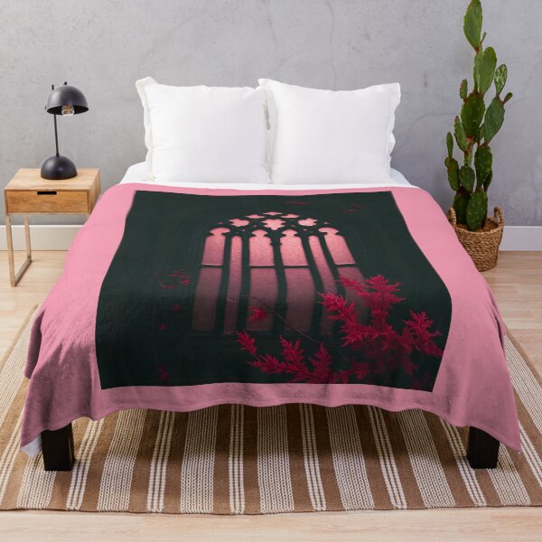 Item preview, Pink Gothic Stained Glass designed and sold by Sachie's Studio.