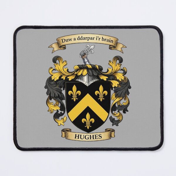 Item preview, The Hughes Family Coat of Arms designed and sold by BagTown Clans.