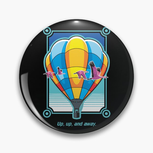 Item preview, Hot Air Balloon Adventure with Birds designed and sold by Vector-Artist.