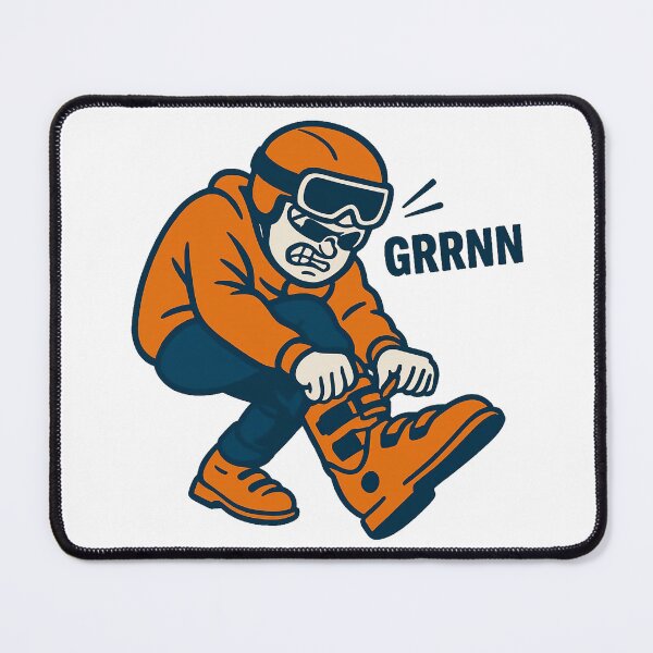 Item preview, Sir Grunts And His Ski Boots designed and sold by Mapsynergy.