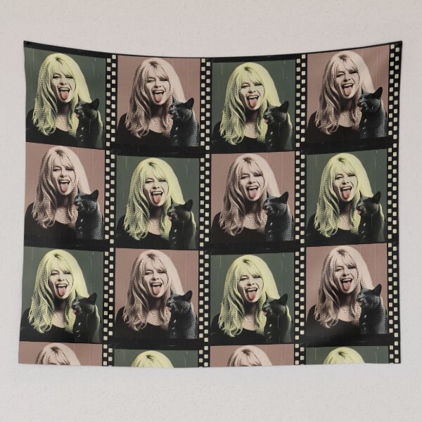 Item preview, Vintage Film Strip Portrait - Lost 60s Starlet Pop Art Halftone Print designed and sold by SammyMorry.