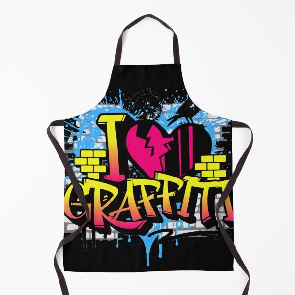 Item preview, Urban Rebel Graffiti Heart - Edgy Brick Wall Streetwear designed and sold by GenZFashion000.