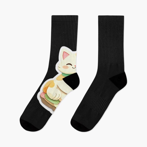 Item preview, Lucky Gem Holding Maneki Neko designed and sold by kelseyramona.