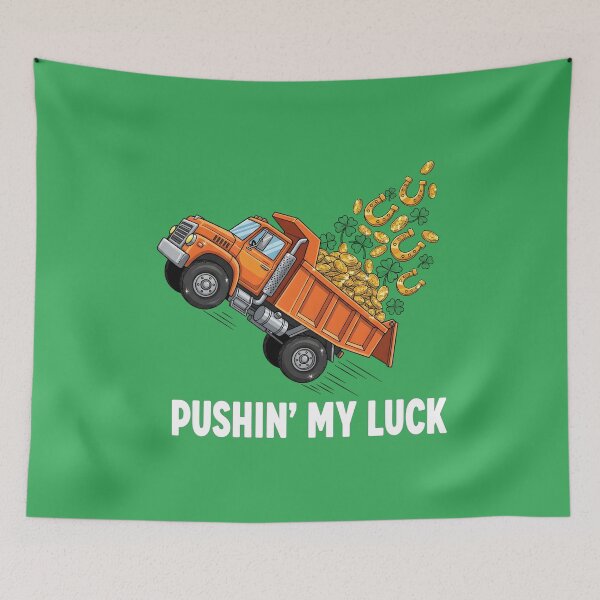 Item preview, Pushing My Luck Construction St Patricks Day designed and sold by OlakunleOloroz.