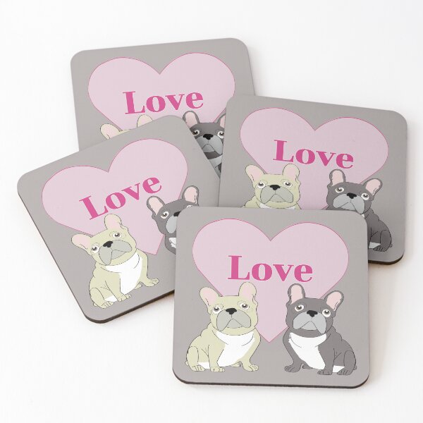 Item preview, Love French Bulldog Duo designed and sold by Mountain-Point.