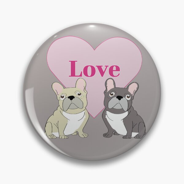 Item preview, Love French Bulldog Duo designed and sold by Mountain-Point.