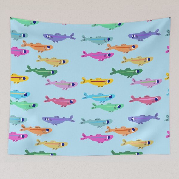 Item preview, Rainbow Fish swimming against the current designed and sold by perfectrooster.