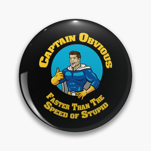 Item preview, Captain Obvious designed and sold by bobola-dz.