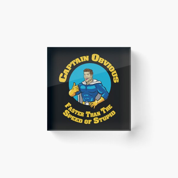 Item preview, Captain Obvious designed and sold by bobola-dz.