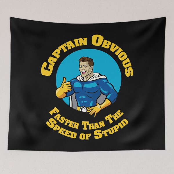 Item preview, Captain Obvious designed and sold by bobola-dz.
