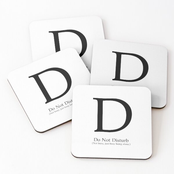 Item preview, Letter D Do Not Disturb Mind designed and sold by AVO-SOURCE.