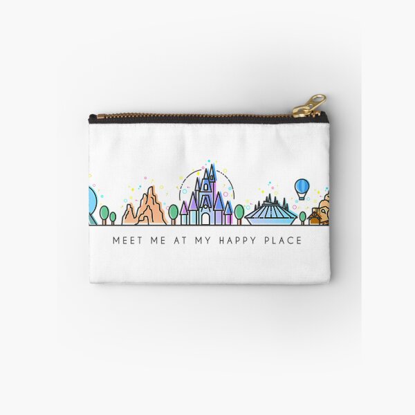 Item preview, Meet Me At My Happy Place Vector Orlando Theme Park Illustration Design designed and sold by ChantalMaillard.