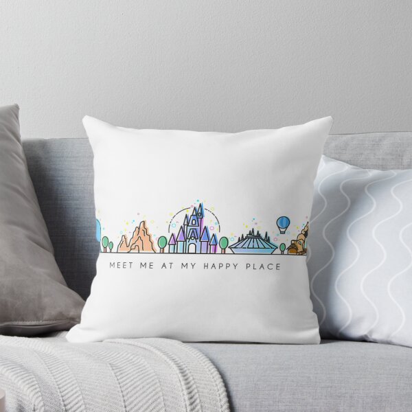Item preview, Meet Me At My Happy Place Vector Orlando Theme Park Illustration Design designed and sold by ChantalMaillard.