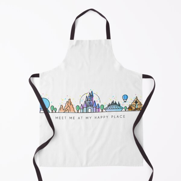Item preview, Meet Me At My Happy Place Vector Orlando Theme Park Illustration Design designed and sold by ChantalMaillard.