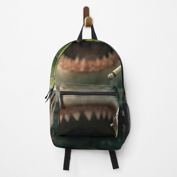 Item preview, Vintage Dark Humor Frog Shark Parody – Retro Cinematic Meme Aesthetic designed and sold by Rhastasnixon.