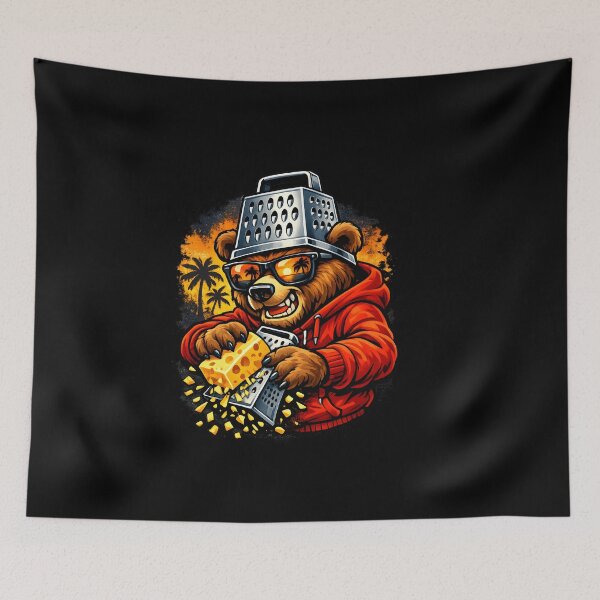 Item preview, Cool Bear Grating Cheese Design designed and sold by HUTEND.