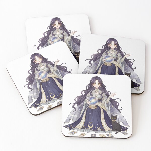Item preview, Divination Witch Aesthetic – Tarot, Oracles & Intuitive Insight Illustration designed and sold by CosmicCutouts.