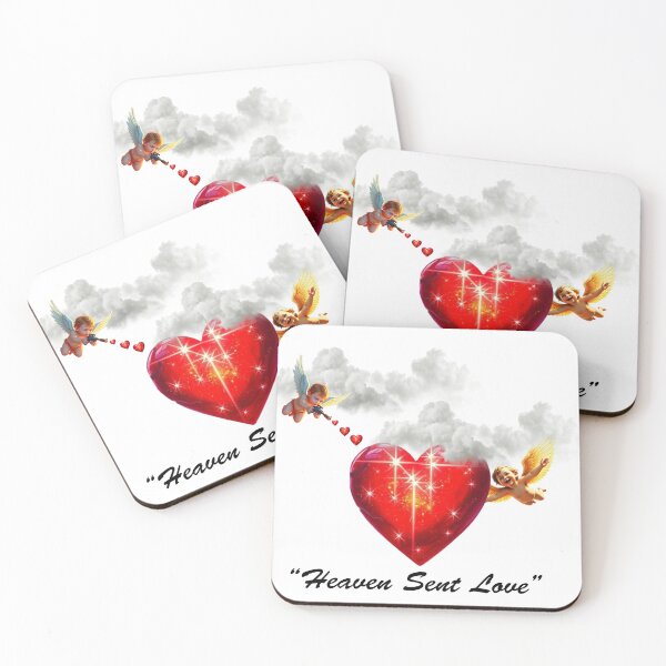 Item preview, Heaven Sent Love Shirt – Angel Cupid Heart Valentine Graphic Tee designed and sold by THEPLUGceoMERCH.