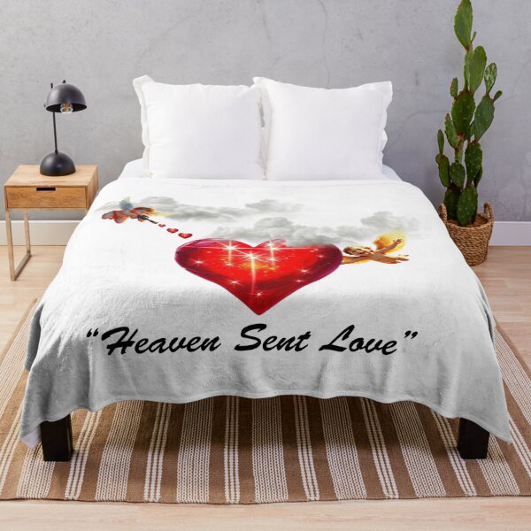 Item preview, Heaven Sent Love Shirt – Angel Cupid Heart Valentine Graphic Tee designed and sold by THEPLUGceoMERCH.